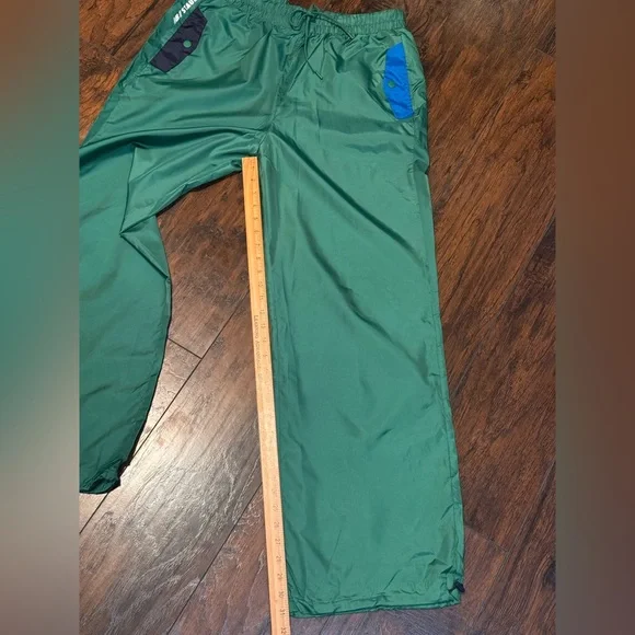 New Balance X Staud Bungee Track Pants Size Large Green Blue Oversized Baggy - Picture 11 of 16
